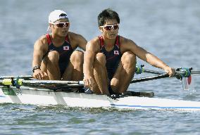 Olympics: Japanese pair in men's lightweight double sculls