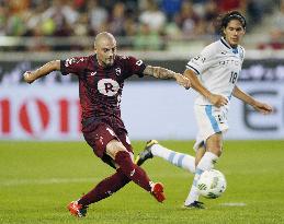 Soccer: Vissel striker Leandro out for 6 months with knee injury