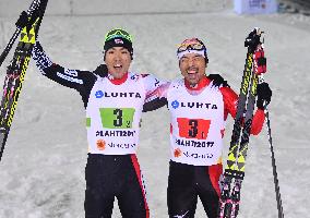 Skiing: Japan's Watabe brothers 3rd in Nordic combined team sprint at worlds