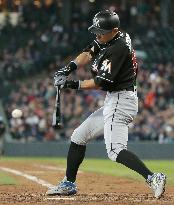 Baseball: Former Mariner Ichiro homers among 2 hits in Seattle