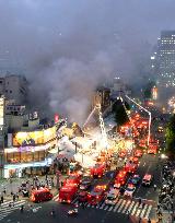 Fire near Tsukiji fish market put out after 15 hours, no injuries