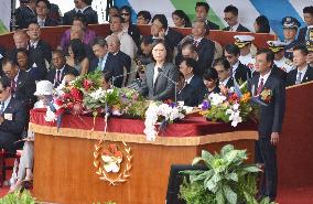 Taiwan's Tsai urges China's Xi to establish new model of interactions