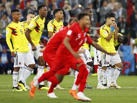 Football: Colombia vs England at World Cup