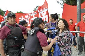 Anti-Beijing protest in Buenos Aires