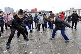 Lunar New Year's Day in Pyongyang