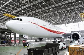 New Japanese government plane