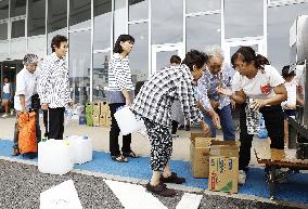 Aftermath of Typhoon Faxai in Chiba