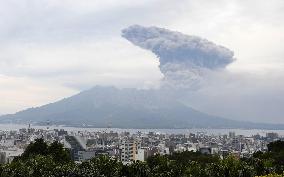 Sakurajima eruption