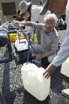 Water supply halted in 4 cities in Chiba