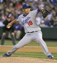 Dodgers' Kuroda incurs 3rd loss