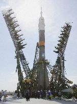 Soyuz at launch pad