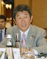 Japan industry minister Motegi meets Turkish counterpart