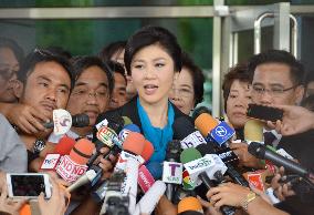 Thai ex-PM Yingluck appears at court to review evidence in rice case