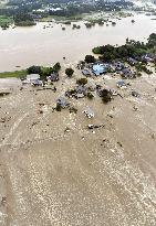 Downpours cause massive floods in eastern Japan