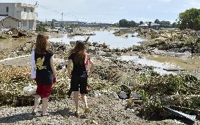 Aftermath of massive floods in eastern Japan