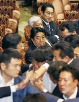 Controversial Japan security bills clear upper house panel