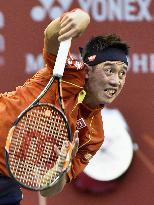Nishikori escapes first round scare, advances past Coric