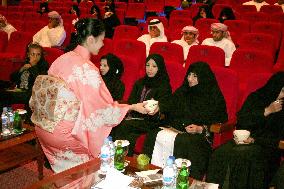 Japanese tea ceremony performed in UAE