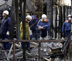 6 die, 1 critically hurt in predawn fire in Nagasaki