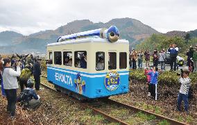 Battery-powered train runs for 8.5 km