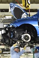 Toyota unveils production line for Mirai fuel-cell vehicle