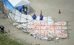 700-kg giant kite crashes into crowd, injures 4