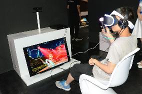 SCE's Morpheus VR headset showcased at ChinaJoy 2015 in Shanghai
