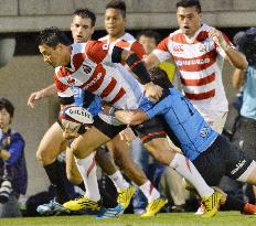 Japan rout Uruguay in Rugby World Cup warm-up