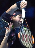 Nishikori marks 1st victory in ATP world tour finals
