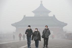 Beijing's air pollution expands to neighboring areas