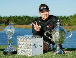 Golf: Ariya Jutanugarn wins LPGA money, Player of the Year titles