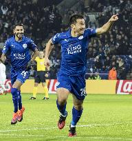 Okazaki scores 1st Champions League goal