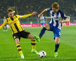 Soccer: Dortmund beat Hertha 3-2 after extra time