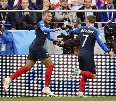 Football: France's Mbappe at World Cup