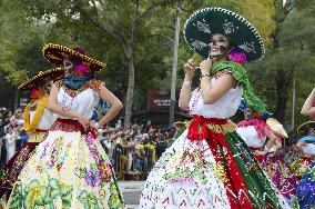 Day of the Dead parade in Mexico