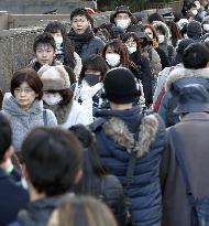 People line up for Ghosn hearing at Tokyo court