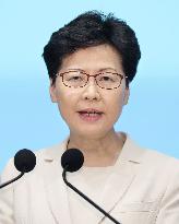 Hong Kong leader Carrie Lam