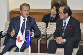 EC President Tusk in Hiroshima