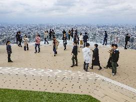 Large observation deck in Tokyo