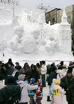 Annual snow festival begins in Sapporo