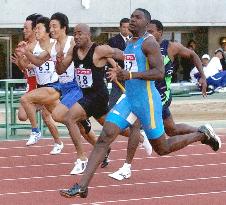 Gatlin claims victory in 100 at Japan Grand Prix