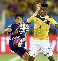 Japan crash out of World Cup after 4-1 hammering by Colombia