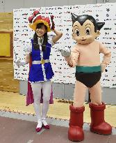 Cartoonist Tezuka's characters aid Japan fencing
