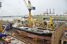 Colombo Dockyard operates as Sri Lanka's sole modern dockyard