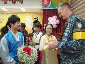 Graduation ceremony held at only school in DMZ on Korean Peninsula