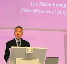 Singapore PM Lee alludes to China in keynote speech