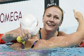 Sjostrom beats own world record at world c'ships