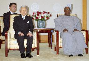 Emperor meets with Obasanjo