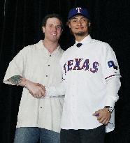 Darvish introduced as new Texas Rangers pitcher