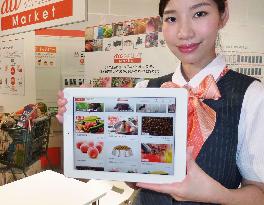 KDDI to launch shopping service at 'au' mobile phone stores